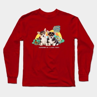 Happiness is a warm puppy Long Sleeve T-Shirt